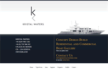 Tablet Screenshot of kristalwaters.com